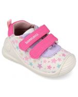 Biomecanics 262176-B White Pink Canvas Shoes