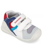Biomecanics 262182-B White Red Canvas Shoes