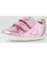 Bobux Step Up Grass Court Bloom Pink Metallic Shoes