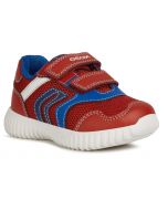 Geox Waviness Red Blue Trainers