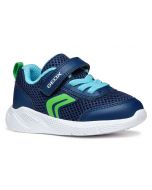 Geox Sprintye Navy Green Trainers