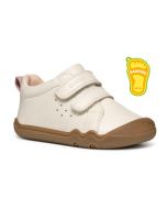 Geox Steppieup Light Ivory Barefoot Shoes