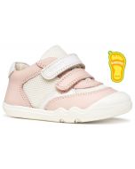 Geox Steppieup Rose White Barefoot Shoes