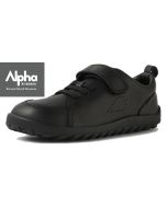 Bobux Alpha Prime Black Barefoot School Shoes