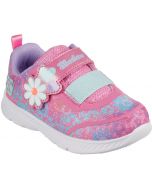 Skechers Comfy Flex Dancing Daisys Pink Trainers