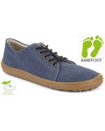 Froddo G3130291 Barefoot Botaniq Lace Blue Canvas Shoes