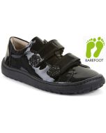 Froddo Barefoot G3130300 Alexandra Black Patent School Shoes