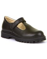 Froddo G3140113 Black Leather T- bar School Shoes
