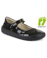 Froddo Barefoot G3140191-1 Nina H Black Patent School Shoes