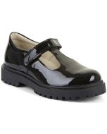 Froddo G3140198-1 Lea T Black Patent School Shoes