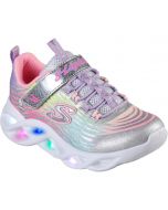 Skechers Twisty Brights Silver Trainers