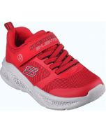 Skechers Meteor Lights Red Trainers