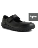 Bobux Alpha Hula Black Barefoot School Shoes