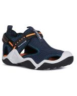 Geox Wader Navy Orange Sandals