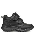 Geox Simbyos Black Waterproof School Boots