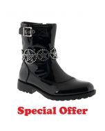 Lelli Kelly Ann Mid LK3692 Black Patent Boots