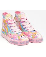 Lelli Kelly Unicorn Rainbow Mid Pink Baseball Boots