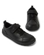 Bobux Alpha Prime Black Barefoot School Shoes
