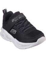 Skechers Infant Meteor Lights Black Grey Trainers