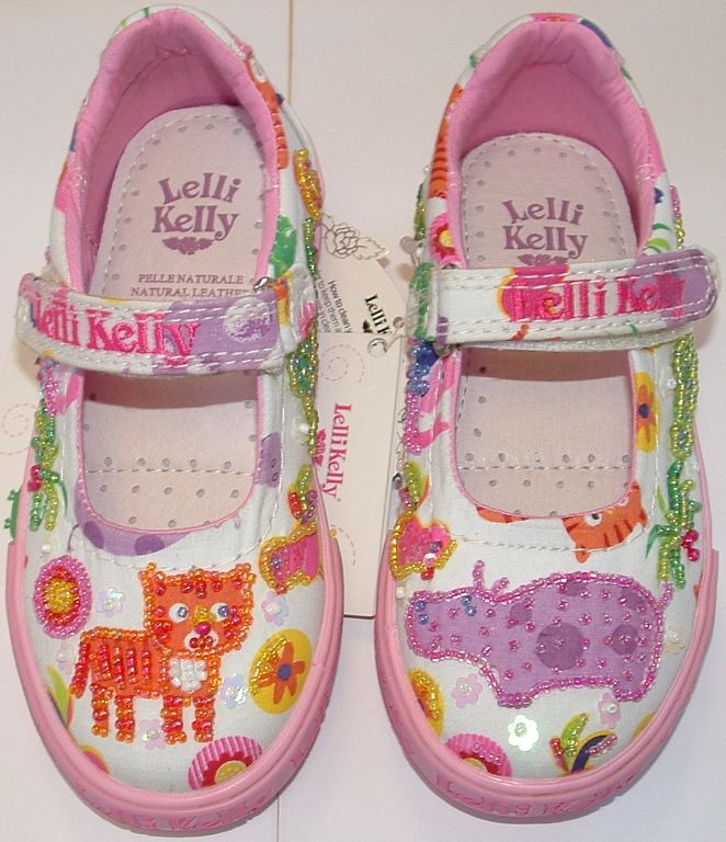 Lelli Kelly Zoo Shoes Tiger Right Hippo Left - Little Wanderers