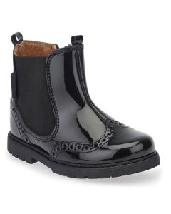 Start-Rite Chelsea Black Patent Boots