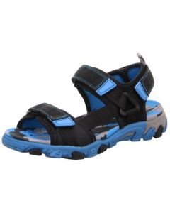 Superfit Henry 101-01 Black Blue Sandals