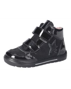 Ricosta Cathy Black Patent Waterproof Boots