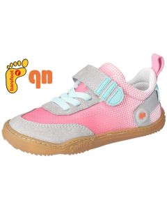 Ricosta Qnuffs Fichte Grey Pink Barefoot Shoes