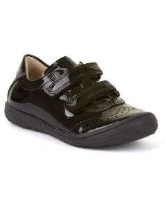 Froddo G3130233-1 Black Patent School Shoes