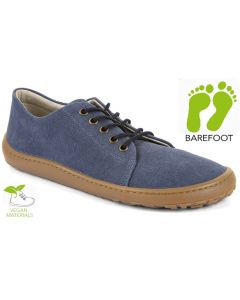 Froddo G3130291 Barefoot Botaniq Lace Blue Canvas Shoes