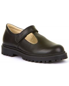 Froddo G3140113 Black Leather T- bar School Shoes