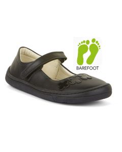 Froddo G3140185 Nina Barefoot Black School Shoes