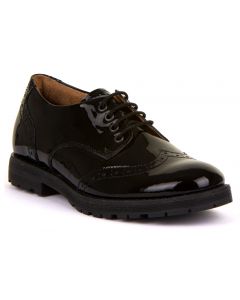 Froddo G4130079-1 Black Patent School Shoes