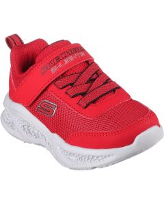 Skechers Infant Meteor Lights Red Trainers
