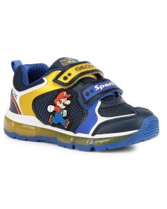 Geox Android Royal Yellow Luigi Lights Trainers