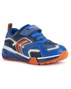 Geox Bayonyc Royal Orange Lights Trainers