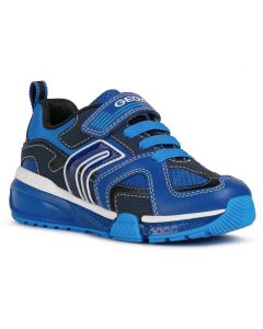 Geox Bayonyc Royal Lt Blue Lights Trainers