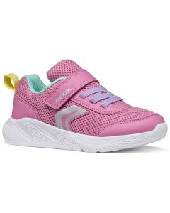 Geox Sprintye Pink Watersea Junior Trainers