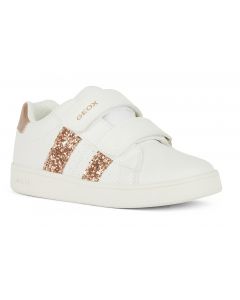 Geox Eclyper White Rose Gold Shoes
