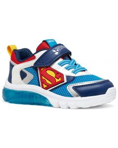 Geox Ciberdron Blue Red Superman Trainers