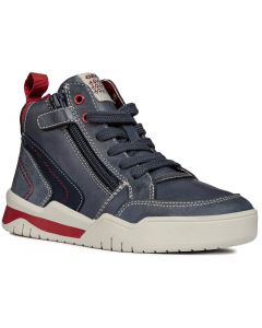 Geox Perth J847RB Navy Red Boots