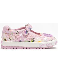Lelli Kelly Serena Dolly Pink Canvas Shoes