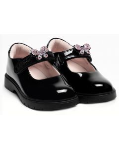 Lelli Kelly Melody 3 LKSO8933 Black Patent School Shoes
