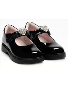 Lelli Kelly Zoey LKSO8934 Black Patent School Shoes