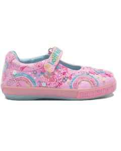Lelli Kelly Eliza Baby Pink Canvas Shoes