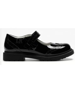 Lelli Kelly Emma LKSM8980 Black Patent School Shoes