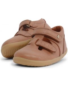 Bobux Step Up Jack & Jill Caramel Shoes