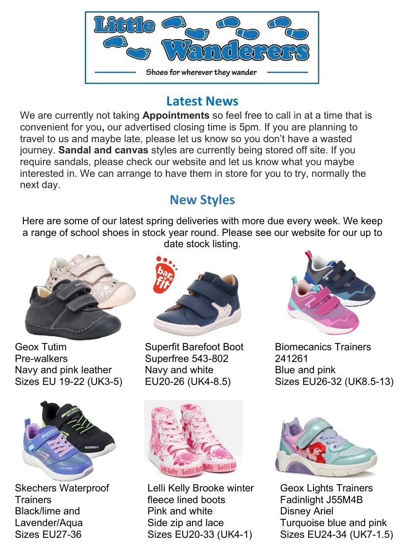 Little Wanderers in store news this February
