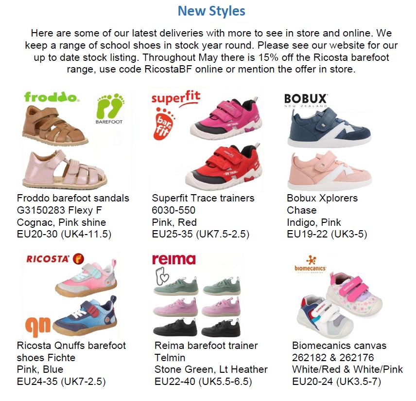 Little Wanderers in store news this May
